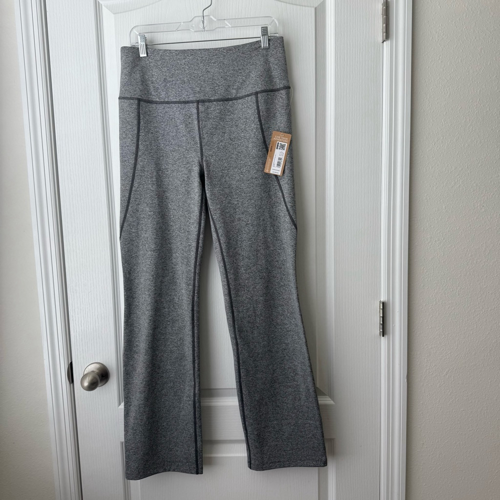 NEW Women's Eddie Bauer Gray Crossover Pants Size L
